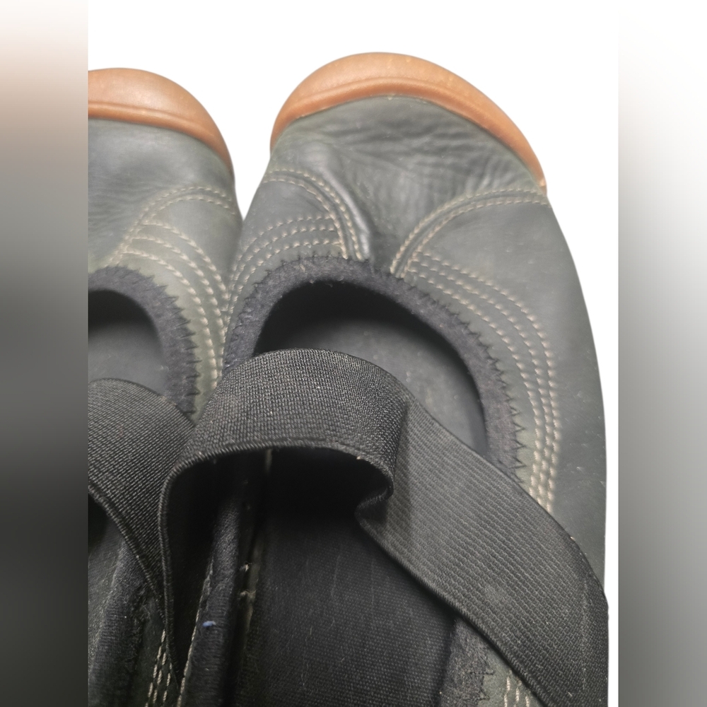 Keen Sienna Leather Brown Gray Mary Jane Flats Womens 9 - Picture 3 of 7